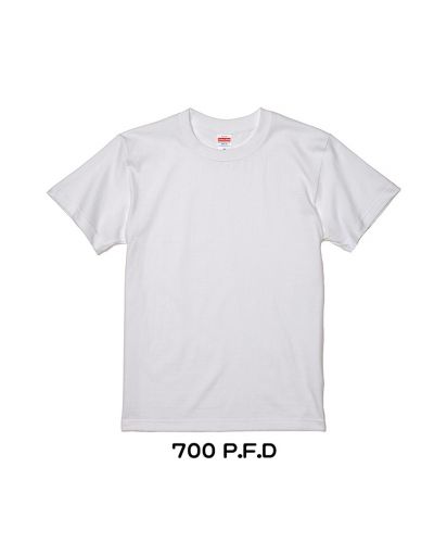 ユナイテッドアスレ(United Athle)5.6オンス P.F.D. Tシャツ（後染め用）