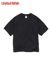 ユナイテッドアスレ(United Athle)5.6オンス ボクシー クロップド Tシャツ/002 ブラック