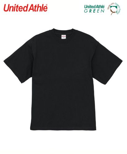 ユナイテッドアスレ(United Athle)　8.2オンス オーガニックコットン Tシャツ/002 ブラック