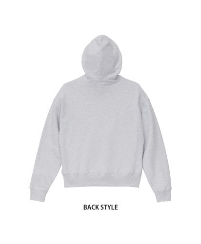 ユナイテッドアスレ(United Athle)10.0オンス ボックスシルエット スウェット フルジップ パーカ（裏パイル）/Back Style:005アッシュ