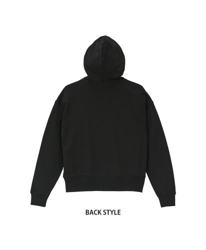 ユナイテッドアスレ(United Athle)10.0オンス ボックスシルエット スウェット フルジップ パーカ（裏パイル）/Back Style:002ブラック