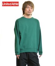 ユナイテッドアスレ(United Athle)10.0ozビッグシルエット クルーネック スウェット/ 497アイビーグリーン Mサイズ メンズモデル170cm