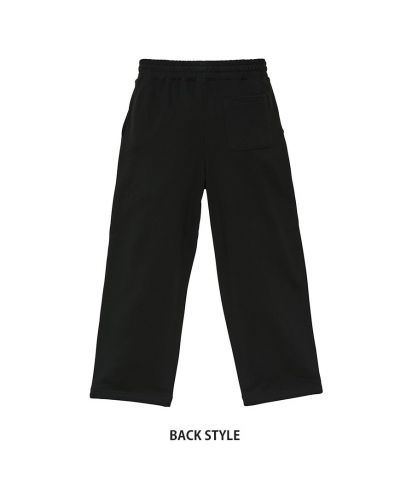 ユナイテッドアスレ(United Athle)10.0オンス リラックスストレート スウェット パンツ（裏パイル）/Back Style:002ブラック