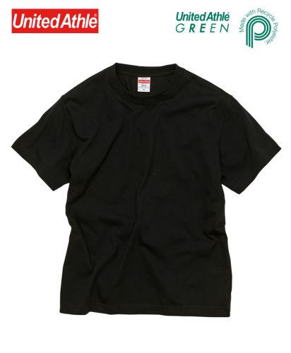5.3ozエコT/Cプレーティング Tシャツ/ 002ブラック