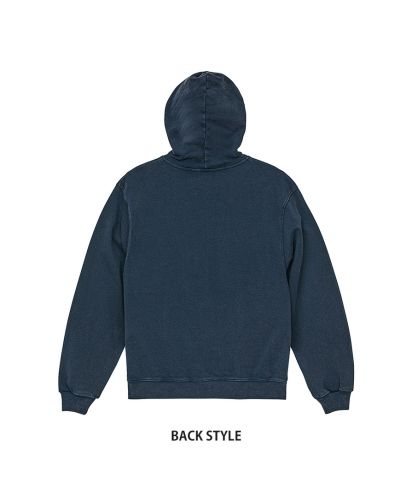 ユナイテッドアスレ(United Athle)8.8オンスフェードウォッシュ フルジップ パーカ(裏パイル)/BACK STYLE |961フェードネイビー