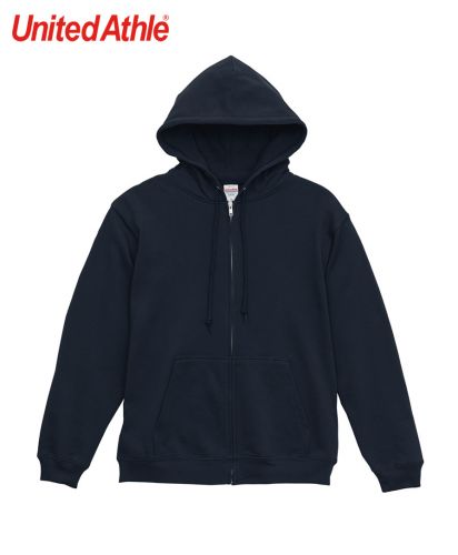 ユナイテッドアスレ(United Athle)8.8オンス オーセンティック パイル スウェット フルジップ パーカ（裏パイル）/086 ネイビー