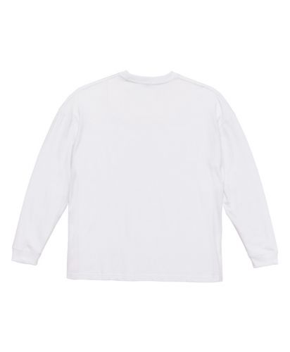 United Athle 5.6オンス ビッグシルエット ロングスリーブ Tシャツ(UNA-5509-01)ホワイト_背面