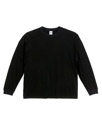 United Athle 5.6オンス ビッグシルエット ロングスリーブ Tシャツ(UNA-5509-01)ブラック