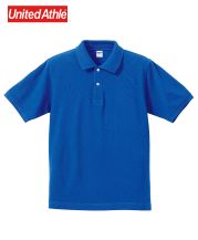 ユナイテッドアスレ(United Athle)7.6oz 鹿の子ポロシャツ_ロイヤルブルー