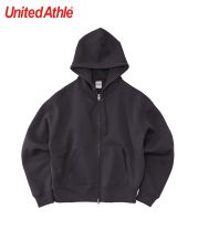 ユナイテッドアスレ(United Athle)10.0オンス T/C ボックスシルエット スウェット フルジップ パーカ（裏起毛）