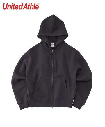 ユナイテッドアスレ(United Athle)10.0オンス T/C ボックスシルエット スウェット フルジップ パーカ（裏起毛）
