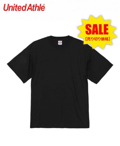 ユナイテッドアスレ(United Athle)5.3オンス T/C バーサタイル Tシャツ/002 ブラック