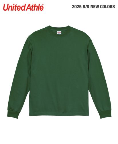 ユナイテッドアスレ(United Athle) 　6.2ozプレミアムロングスリーブTシャツ/ 497 アイビーグリーン
