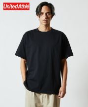 ユナイテッドアスレ(United Athle)6.2oz プレミアムTシャツ/ 002ブラック XLサイズ メンズモデル182cm