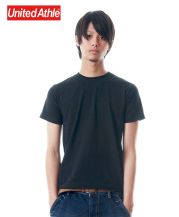 6.2oz プレミアムTシャツ/ 002ブラック Sサイズ メンズモデル 173cm