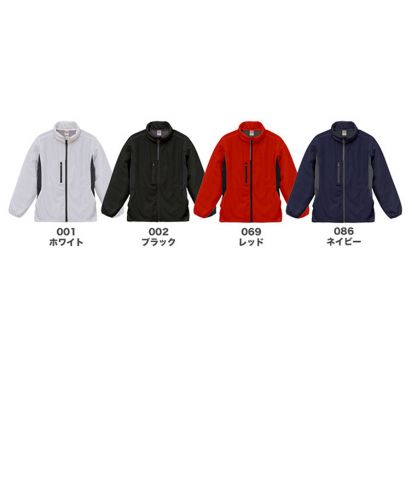 ユナイテッドアスレ(United Athle)マイクロリップストップ フードインジャケット(裏フリース)展開カラー