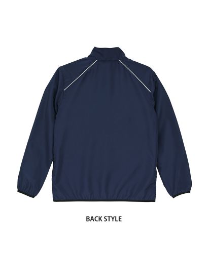 ユナイテッドアスレ(United Athle)リサイクルポリエステル リフレクター スタンド ジャケット（一重）/Back Style:086ネイビー