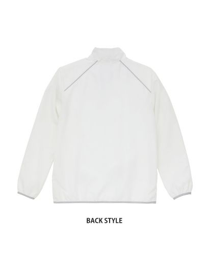 ユナイテッドアスレ(United Athle)リサイクルポリエステル リフレクター スタンド ジャケット（一重）/Back Style:001ホワイト