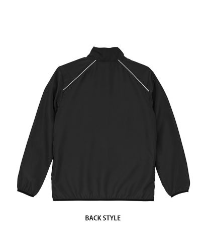 ユナイテッドアスレ(United Athle)リサイクルポリエステル リフレクター スタンド ジャケット（一重）/Back Style:002ブラック