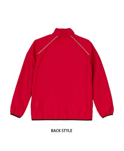 ユナイテッドアスレ(United Athle)リサイクルポリエステル リフレクター スタンド ジャケット（一重）/Back Style:069レッド