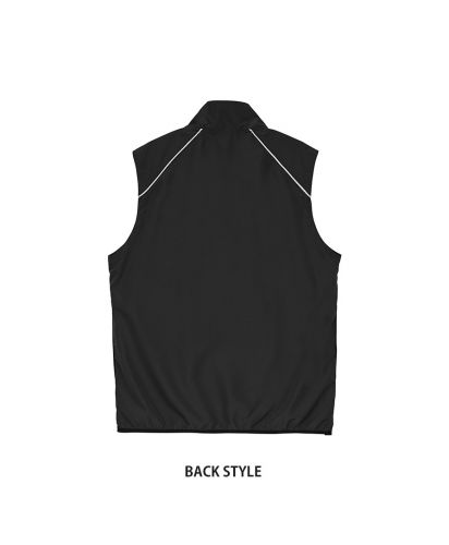 ユナイテッドアスレ(United Athle)リサイクルポリエステル リフレクター スタンド ベスト（一重）/Back Style:086ネイビー