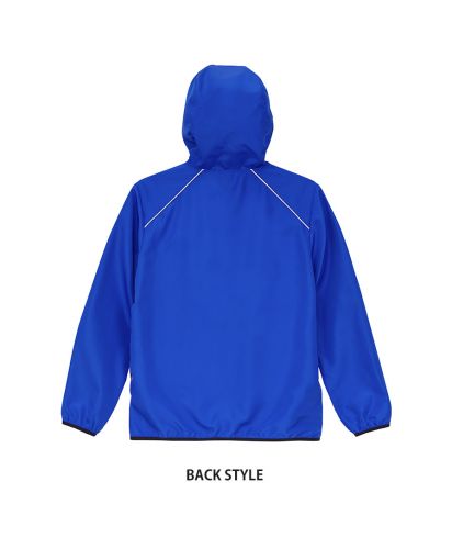 ユナイテッドアスレ(United Athle)リサイクルポリエステル リフレクター フルジップ パーカ（一重）/Back Style:084コバルトブルー