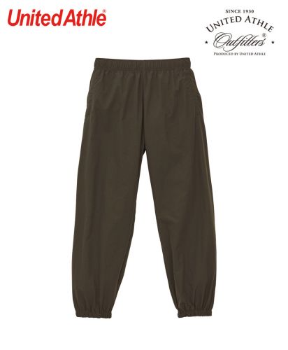 ユナイテッドアスレ(United Athle)コットンライク ナイロントレーニング パンツ(一重)/941ダークオリーブ