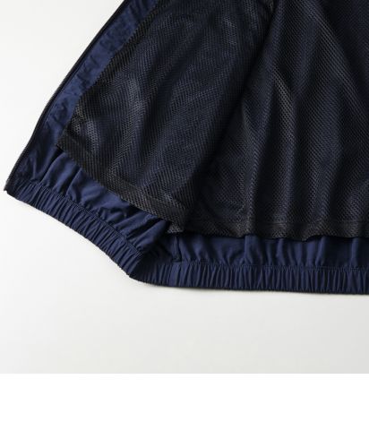 コットンライク ナイロン トレーニング ジャケット（裏地付）/メッシュ素材のライナー付き、プリント加工に便利な裾フラシ仕様