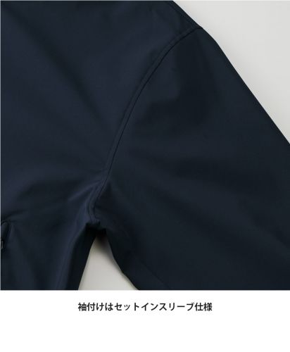 ユナイテッドアスレ(United Athle)シェル スタンド ジャケット（3レイヤー）/袖付けはセットインスリーブ仕様