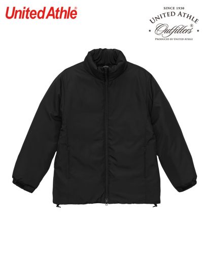 ユナイテッドアスレ(United Athle)インサレーテッド スタンド ジャケット（中綿入）/002 ブラック