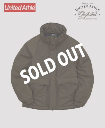 ユナイテッドアスレ(United Athle)ウォームシェル スタンドフードインジャケット(中綿入)/