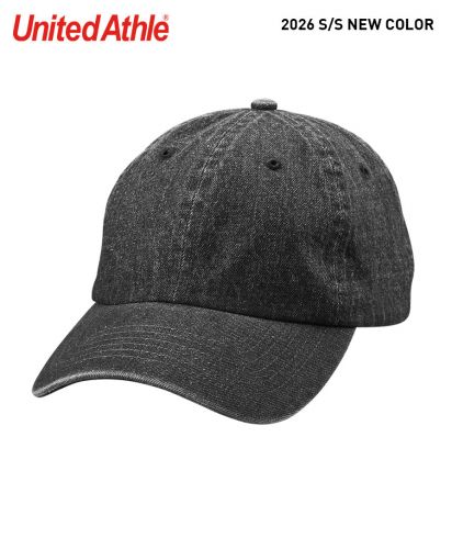 ユナイテッドアスレ(United Athle) コットンツイル ローキャップ/957ブラックデニム/2026年SS新色