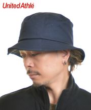 ユナイテッドアスレ(United Athle) コットン ツイル バケット ハット/086ネイビー