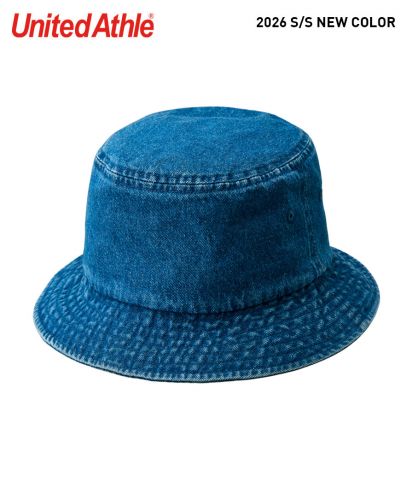 ユナイテッドアスレ(United Athle) コットン ツイル バケット ハット/573ダークブルーデニム/2026年SS新色