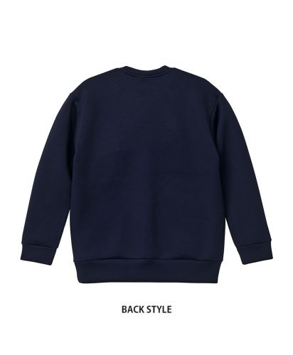 ユナイテッドアスレスポーツ(United Athle Sports)9.4オンス T/R ダンボールニット クルーネック シャツ/BACK STYLE|086ネイビー