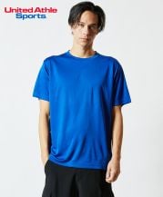 4.7オンス ドライシルキータッチTシャツ（ローブリード）/084コバルトブルー Lサイズ メンズモデル 182cm