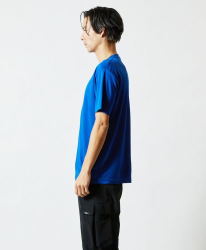 4.7オンス ドライシルキータッチTシャツ（ローブリード）/084コバルトブルー Lサイズ メンズモデル 182cm