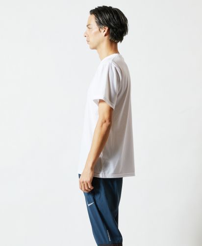 5.6oz ドライコットンタッチ Tシャツ/001ホワイト Lサイズ メンズモデル182cm