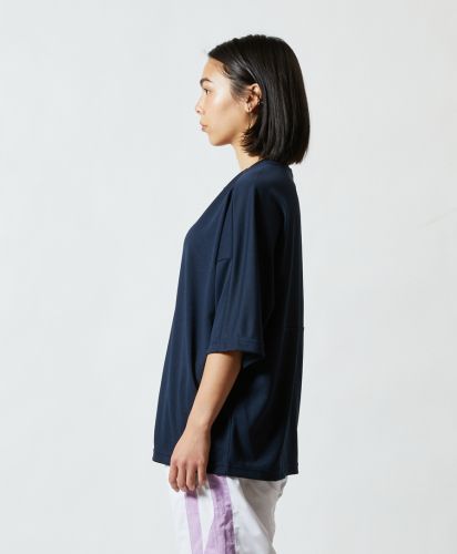 4.1オンス ドライアスレチック ルーズフィット Tシャツ(UNA-5981-01)086 ネイビー Sサイズ レディースモデル160cm