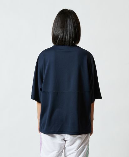 4.1オンス ドライアスレチック ルーズフィット Tシャツ(UNA-5981-01)086 ネイビー Sサイズ レディースモデル160cm
