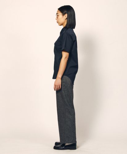 United Athle Works(ユナイテッドアスレワークス)T/C ワークショートスリーブシャツ/717 ダークネイビー  XSサイズ レディースモデル 160cm