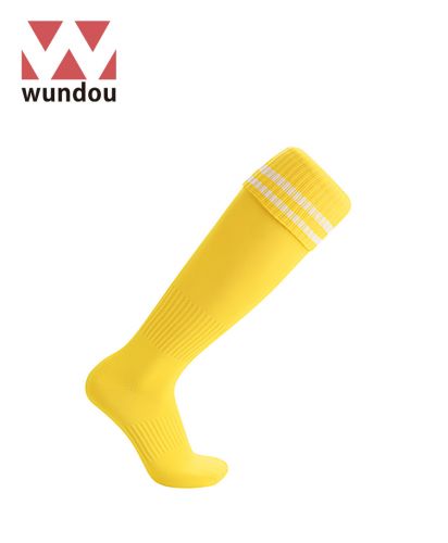 wundou(ウンドウ) 2本ラインサッカーソックス/21イエロー