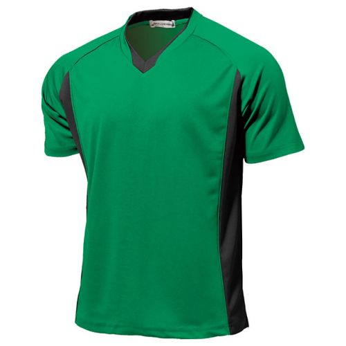 CAMEROUN サッカーシャツ 緑 Vネック wundou/ウンドウ】無地ベーシックサッカーシャツ激安通販卸販売