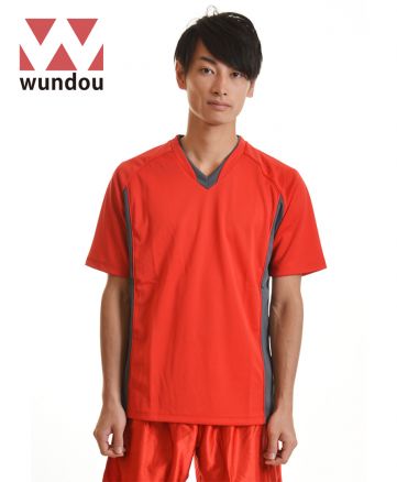ベーシックサッカーシャツ/11レッド Mサイズ メンズ 176cm