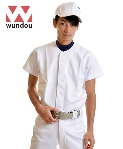 ベースボールシャツ/00ホワイト Mサイズ メンズ 176cm